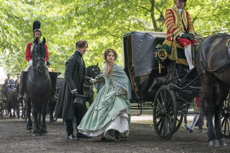 Picture Shows: Prince Albert played by Tom Hughes and Queen Victoria played by Jenna Coleman